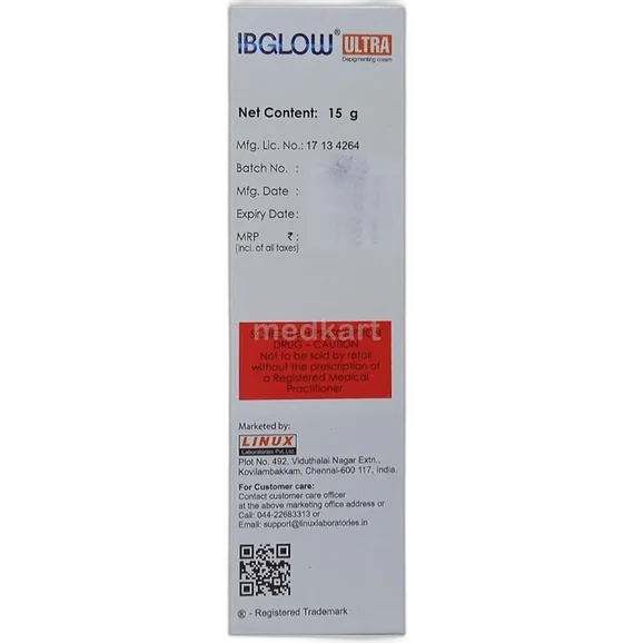 ibglow ultra cream 15 gm